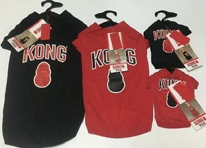 Kong Dog Tees Pet Shirts Red or Black Many Sizes  - Picture 1 of 6