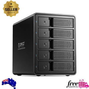 ORICO 5 Bay USB 3.0 3.5 Inch External Hard Drive Enclosure Support 80TB (5 X 16T - Picture 1 of 8