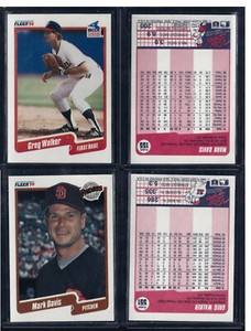 RARE! 1990 Fleer Wrong Back ERROR Card Pairs Upside down & Switched * YOU PICK *