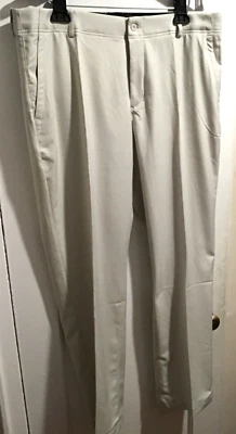 Nike Dri-Fit Flex Golf Pants Men Sz 38 x 32 Light Bone Flat Front AA3318-072 NWT - Image 1 of 4