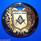 Prince Hall Mason Auto FreeMasonry Car Emblem Heavy Duty Alloy Nice Black Golden
