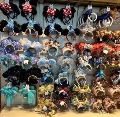 Disney Parks Bow Loungefly Mickey Minnie Ears Ice Cream Marvel Comics Headband - Image 1 of 4