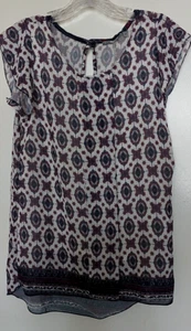 Top Elena Baldi 100% poliéster estampado geométrico multicolor talla pequeña - Imagen 1 de 10