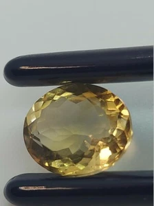 Natural golden citrine gemstone - faceted loose citrine 8.70 CTS - Photo 1/10