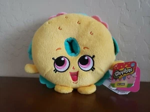 Shopkins BILLY BAGEL 5" frijol amarillo peluche animal de peluche feliz - Imagen 1 de 3