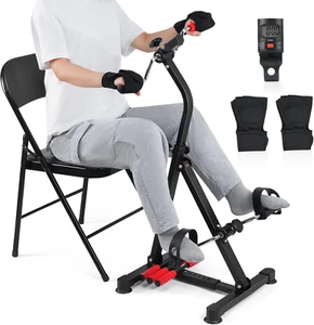 Adjustable Pedal Exerciser Bike for Seniors - Hand Arm Leg and Knee Therapy, Str - Picture 1 of 12