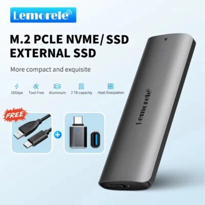 SSD Enclosure M.2 NVMe USB 3.1 10Gbps PCIe M.2 SSD Case External for Hard Drive - Image 1 of 4