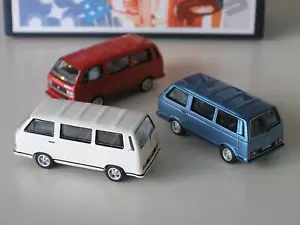 VW T3 Set Whitestar, Bluestar, Redstar Modelo De Coche 1:87 Edición Especial - Imagen 1 de 7