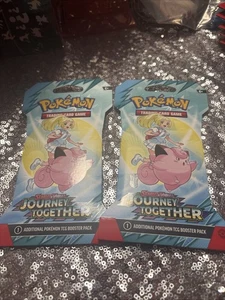 Pokémon Journey Together Two Sleeved Booster Packs- SV09 -  New - - Picture 1 of 6