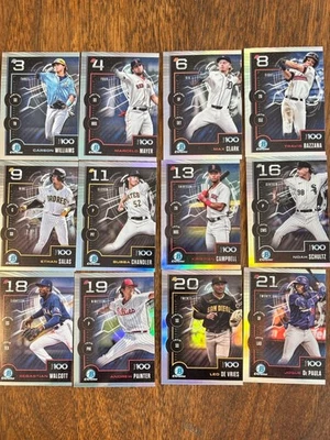 2025 Bowman Top 100 Insert You Chose! Complete Your Set! - Image 1 of 4