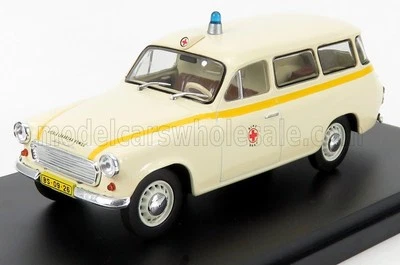 wonderful diecast modelcar 1/43 SKODA 1202 1202 MUNZ BRNO AMBULANCE 1964 - Image 1 of 2
