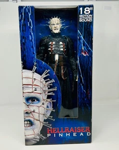 2003 HELLRAISER PINHEAD NECA REEL TOYS 18" MOTION ACTIVATED SOUND MIB BRAND NEW - Picture 1 of 14