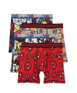 Boy's Spiderman Boxer Briefs, Size 8 Medium, 4 pack, soft, pouch, New. - Picture 1 of 1
