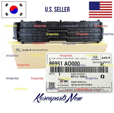 Conjunto de aleta de obturador de radiador aire activo ⭐OEM⭐ Kia Niro EV eléctrico 2023-2026 Foto 1 de 3