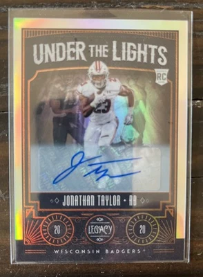Jonathan Taylor Under The Lights Auto RC Colts - 2020 Rookie Badgers - Image 1 of 2
