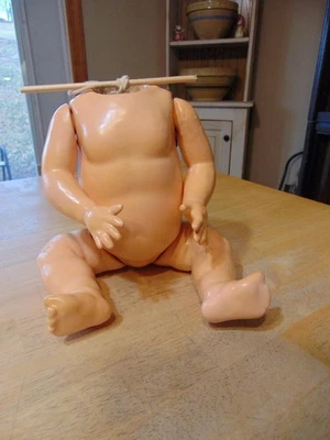 Antique? REPAINTED  Baby Doll  Body~LOOSE~12"~ - Image 1 of 4