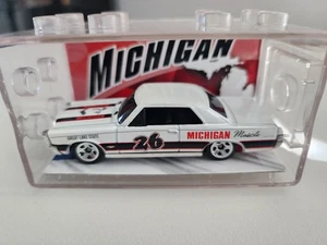 2008 HOT WHEELS CONNECT CARS MICHIGAN '65 PONTIAC GTO WHITE #26 OF 50 - Bild 1 von 3