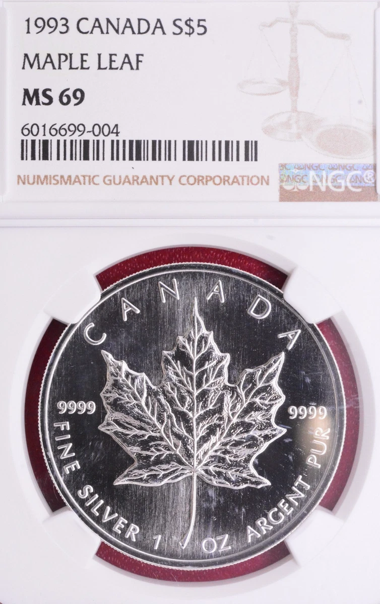 Canadian Maple Leaf MS 69 Silver Bullion Coins for sale | eBay