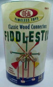 NIB Vintage 2006 Ideal 68 Piece Fiddlestix Classic Wood Connector Set - Picture 1 of 6