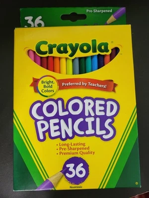 Juego de Lápices de Colores Preafilados Crayola 68-4036 - Multicolor, 36 Piezas NUEVO Foto 1 de 3