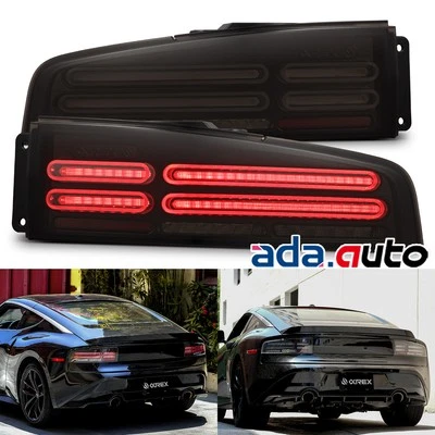 Fit 23-25 Nissan Z Quad-Loop Style NOVA-Series LED Tail Lights Alpha-Black - Image 1 of 4