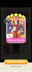Oatman Burros 5 STAR STICKER AVAILABLE SUMMER ESCAPE ALBUM - Picture 1 of 1