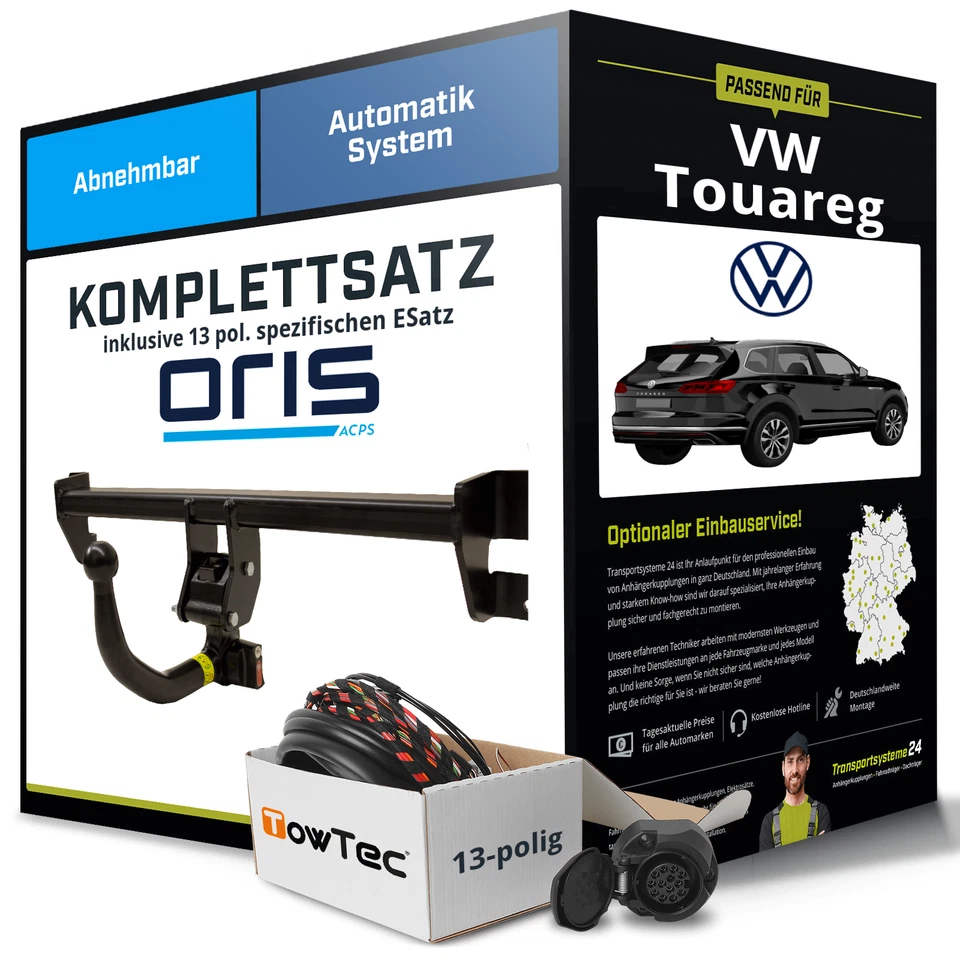 Anhängevorrichtung ORIS 029-743 für AUDI Q7 (4LB) 3 2011-2015