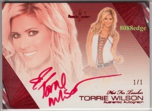 2011 BENCHWARMER RED AUTO: TORRIE WILSON #1/1 AUTOGRAPH HOT FOR TEACHER PLAYBOY - Picture 1 of 6