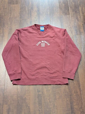 Club Monaco CMX años 90 desteñido cuello redondo hecho en Canadá - talla: L (25x27) vintage Foto 1 de 4