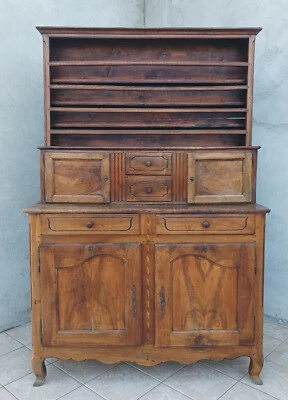 Vaisselier Louis XV en noyer - Photo 1/4