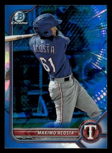 2024 Bowman Chrome Sapphire MAXIMO ACOSTA #BCP-113 RANGERS - Picture 1 of 2