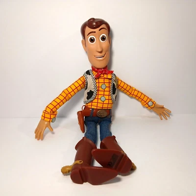 Juguetes Disney Pixar Thinkway 15" Talking Woody Toy Story Tirador Sin Sombrero Funciona Foto 1 de 4