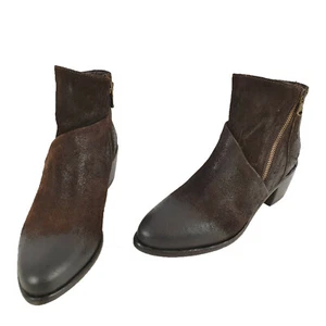 RRP $495.0 Ron White Women's Ankle Boot Weatherproof Brown Leather Size 37 BO13 - Picture 1 of 11