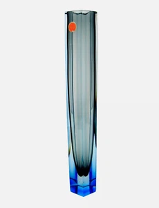 Original Murano Sommerso Space Age Faceted Vase 32cm - Picture 1 of 5