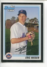 2010 Bowman Prospects Black Eric Niesen BP32 New York Mets
