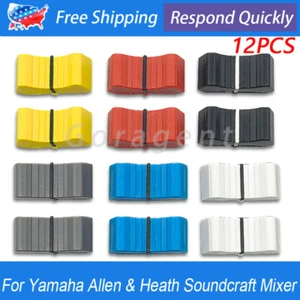 12x neue gerade Slide Fader Regler Kappe für Yamaha Allen & Heath Soundcraft Mixer - Bild 1 von 7