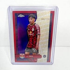 2024 Topps Chrome MLS JULIAN HALL Rookie Pitch Prodigies RC Purple #180/199 AUTO - Bild 1 von 12