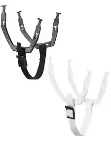 CCM Hockey Helmet Chin Strap & Ear Loops Kit | Black White Chinstrap Sling Bauer - Bild 1 von 11