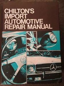 Manual de reparación automotriz de importación de tapa dura Chilton's 1972-1977, 4ª edición - Imagen 1 de 7