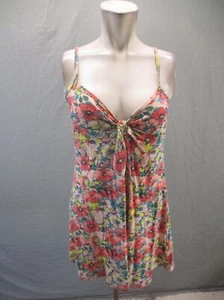 NWT Poof NY Size L Girls Multicolor Sleeveless Cotton Sweetheart Cami Tunic 081 - Picture 1 of 10