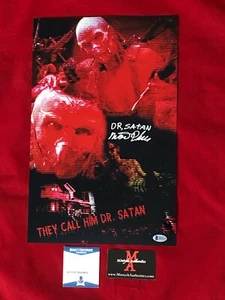 WALTER PHELAN SIGNED 11x17 PHOTO! HOUSE OF 1,000 CORPSES! BECKETT COA! DR SATAN - Picture 1 of 4