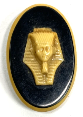 Antique Egyptian Sphinx Tutankhamun Egypt Button pin shirt coat belt pants - Image 1 of 4