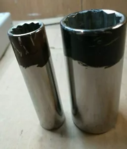2, Craftsman Made in USA Sockets 1-1/8" & 5/8" 12 Point 1/2" Drive, G Series - Picture 1 of 4