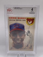 1954 Topps Baseball #94 Ernie Banks Rookie Card RC Graded BVG 4 Cubs