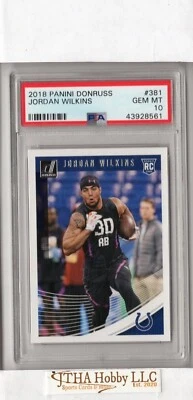 2018 Panini Donruss Jordan Wilkins - PSA Gem Mint 10 - Image 1 of 2