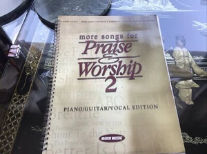 More Songs for Praise & Worship 2 Piano/Guitar/Vocal Edition Spiral Bound NEW - Picture 1 of 12