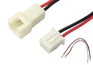 2Pin JST XHD 2.5mm Silicone Wire 22AWG 15cm Male Female Housing Connector 10 Set - Picture 1 of 5