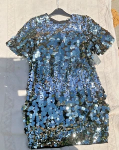George@Asda sequin dress stunning, black/silver. NWT £30.00 - Picture 1 of 4