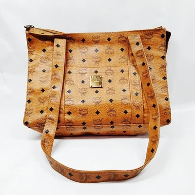 Bolso de Hombro MCM Marrón PVC 453171 Foto 1 de 4