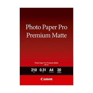 Canon PM-101 Premium Matte A4 Inkjet Photo Paper 210gsm - 20 Sheets (8657B005) - Picture 1 of 4